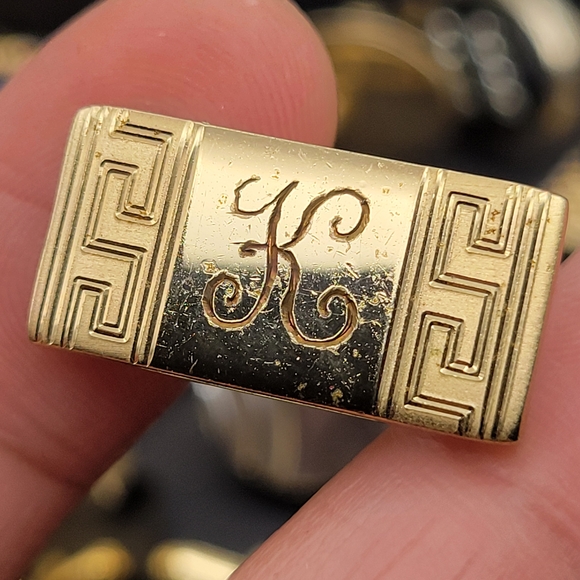 Gold Silver Tone Vintage Cufflinks Lot - Picture 10 of 16